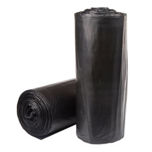 I.B.S. Solutions (Pitt Plastics) Trash Bag 10 gal. 6 Mic. 24 X 24 Inch Black Coreless Roll