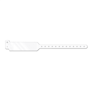 PDC Healthcare Conf-id-entâ„¢ Identification Wristband with Shield, 11-3/4 Inch x 1-1/4, White