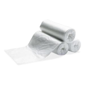 RJ Schinner Co Trash Bag Heritageâ„¢ 45 gal. 13 Mic. 40 X 48 Inch Natural Heavy Duty Star Seal Bottom Coreless Roll