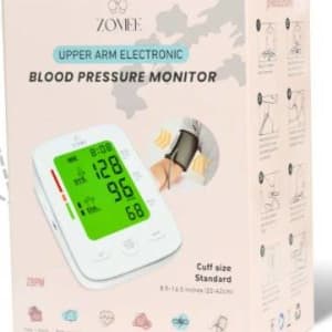 Zev Supplies Corp Home Automatic Digital Blood Pressure Monitor Zomee Adult Cuff Nylon Cuff 8.5 to 16.5 Inch Desk Model