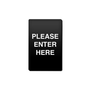 “Acrylic sign inserts for stanchion sign frames”