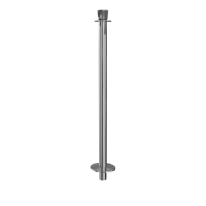 “Elegance Crown Top removable stanchion with polished metal finish”