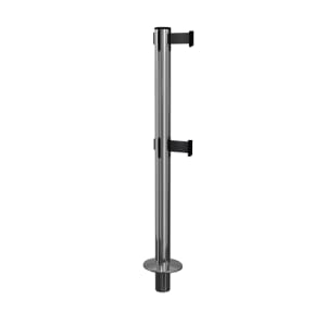 “QueuePro Twin 250 removable stanchion with dual belts”