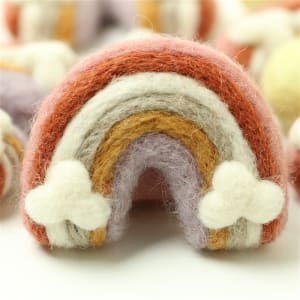 Large Felt Rainbow - Neutral