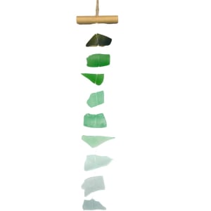 Sea Cove Recycled Glass Green/Aqua Strand