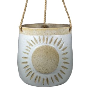 Sunny Day Ceramic Hging Planter Pot
