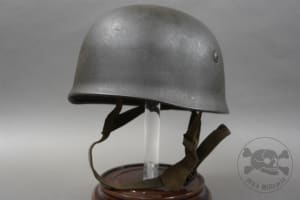 Original German WWII M38 Late War FallschirmjÃ¤ger No Decal Helmet CKL68