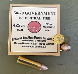 50-70 GOVERNMENT 425gr LEAD OBSOLETE AMMO 10rd BOX