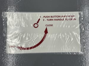 Beechcraft Aircraft Placard Kit, P/N 101-4080-1