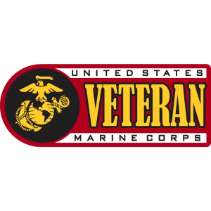 US Marine Corps Veteran Bumper Sticker D335-M