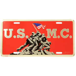 Mitchell Proffitt Marines License Plate LM40