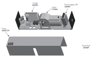 Norton 5700M Replacement Motor and Gearbox Assembly For 5600 Series Door Opener â€“ DISCONTINUED â€“ Replacement Maverick HA8LP Low Energy Operator