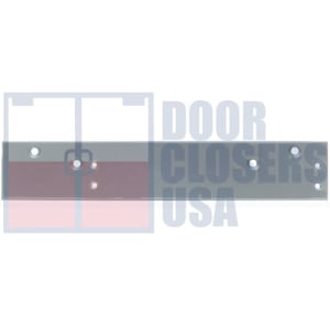 R7483 7-1/2 in. x 1 in. Door Closer - Parallel Arm Installation Drop Plate For Doors With Narrow Top Rail, Aluminum Finish (AL)