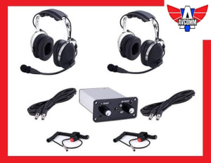 AR502 2 Place Rugged Intercom Package With Headsets