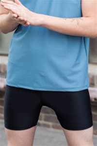 Boys/Mens Dance Shorts (Shiny Spandex)