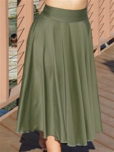 Extra Long Circle Skirt (Lace)