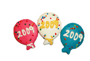 2010 New Year's Balloons (6 per order)