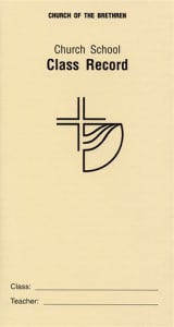 Brethren Sunday School Class Record Book