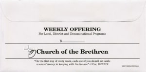 Church of the Brethren Boxed Offering Envelope Sets