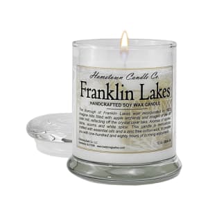 Hometown Soy Wax Candle Franklin Lakes