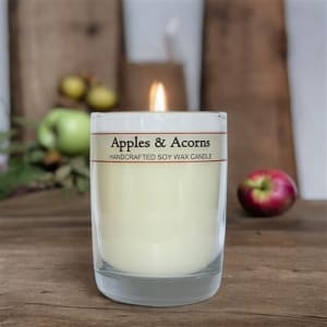 Apples and Acorns Soy Wax Noble Lantern Candle
