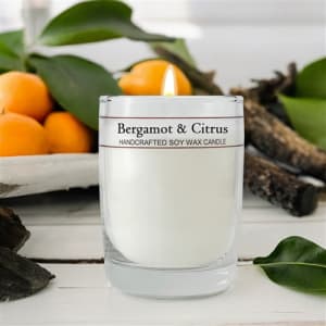 Bergamot and Citrus Soy Wax Noble Lantern Candle