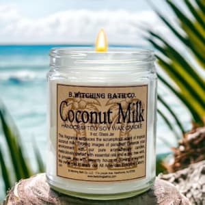 Coconut Milk Handcrafted Soy Wax Candle