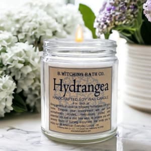Hydrangea Handcrafted Soy Wax Candle