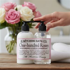 One-hundred Roses Lotion & Cleanser Pre-packaged Set