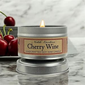 Cherry Wine Tin Candle