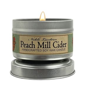 Peach Mill Cider Tin Candle