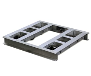 4000 Lb Capacity Heavy-Duty Pallet Dolly in Action, Navigating Tight Spaces