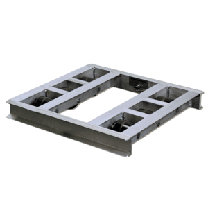 42"x42" 6000 Lb Capacity Heavy-Duty Pallet Dolly in Action, Navigating Tight Spaces