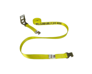 A-2X27RFH5 - 2â€ x 27â€™ Narrow Handle Ratchet Strap with 5k Flat Hooks - High Load Capacity of 1,666 lbs