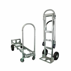 Heavy-Duty Hand Truck, Continuous Handle, Steel, 50 Height, 1000