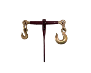 Secure 5/16"-3/8" C-RLBHD51638-GHSL Ratchet Binder with Grab and Slip Hook, Capable of Handling 7,100 lbs Load