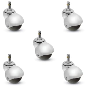 PBH20223BC-3ED-SET - 2" Spherical Ball Caster - 7/16" x 7/8" Grip Ring Stem Caster