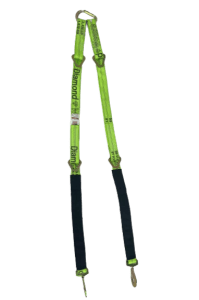 2 inch by 56 inch Tow V-Bridle Strap with Twisted Snap Hooks and D-Rings, 3333 lbs Load Capacity for Heavy Duty Towing