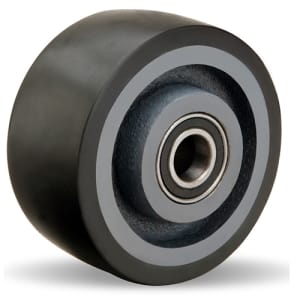 Hamilton Duralast XC70 Polyurethane (70D) on Cast Iron Wheel, 4 inch by 2 inch, Model W-420-DB70-1/2, ideal for heavy-duty industrial use