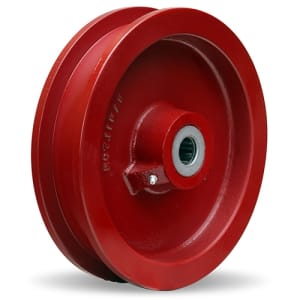 Hamilton Cast Iron Double Flanged Track Wheel 9-1/4" Diameter x 1-1/2" Face x 3-1/4" Hub length with 1-3/8" Plain Bore