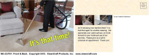 MC-CUT01: Reminder Postcard -Carpet-Uph-Tile
