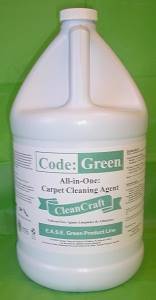 Code: Green All-in-One Carpet Cleaning Agent