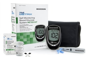 Blood Glucose Meter McKesson TRUE METRIXÂ® 4 Second Results Stores up to 500 Results No Coding Required