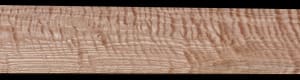 Curly Red Oak - 95" x 9 1/16" x 13/16" - $105.00