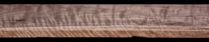 Curly Black Walnut - 35 7/8" x 4 15/16" x 1 1/16" - $30.00