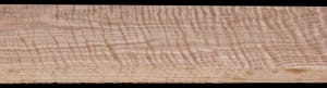 Curly Red Oak - 75 1/4" x 9 3/16" x 1 13/16"+ - $155.00
