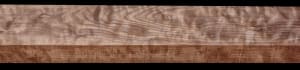 Thick Curly Black Walnut - 84" x 6 1/16" x 2 3/8"+ - $205