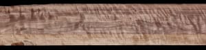 Curly Black Walnut - 89 3/16" x 6 5/16" x 1 15/16" - $160