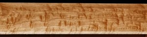 Curly White Oak - 95" x 9 3/8" x 3/4"+ - $115.00