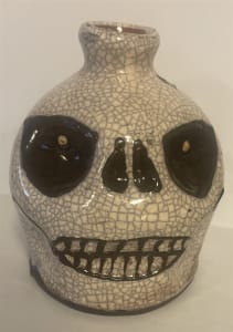 Skeleton Face Jug $95